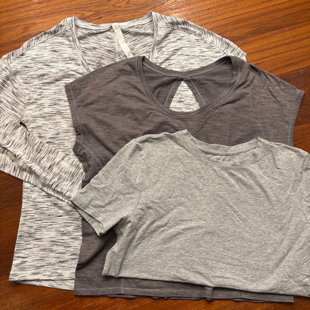 Bundle of Three Lululemon Women's tops all size 6